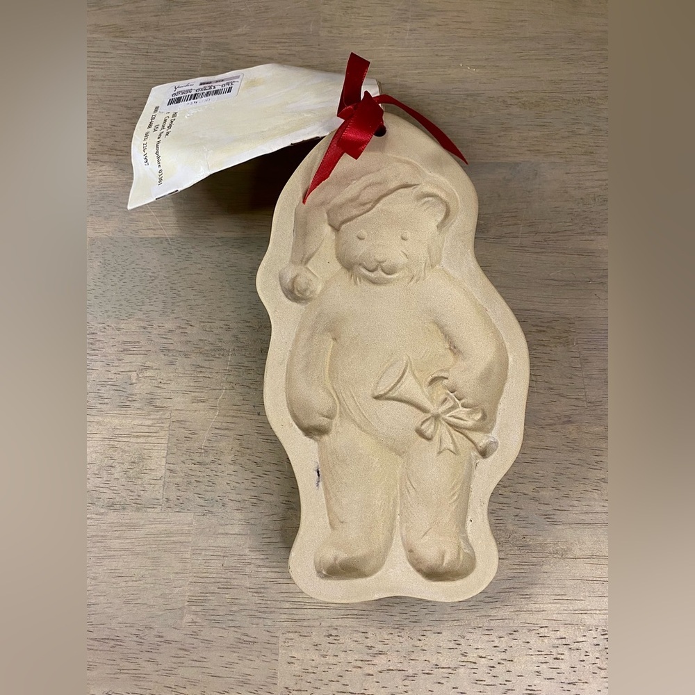 CHRISTMAS BEAR 🎄 Brown Bag Cookie Company Mold-Vintage 1990‎
